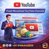 Buy Fresh Monetized YouTube Channels