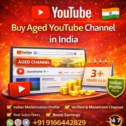 Buy Aged YouTube Channel in India