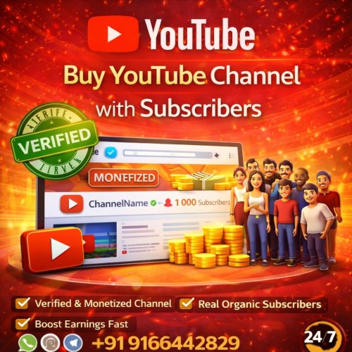 Buy YouTube Channel with Subscribers Buy YouTube Channel with Subscribers