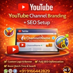 YouTube Channel Branding + SEO Setup