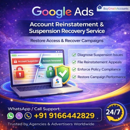 Google Ads Account Reinstatement & Suspension Recovery Service
