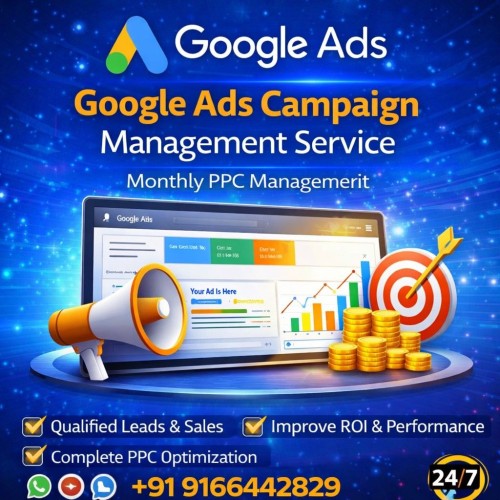 Google Ads Campaign Management Service (Monthly PPC Management)