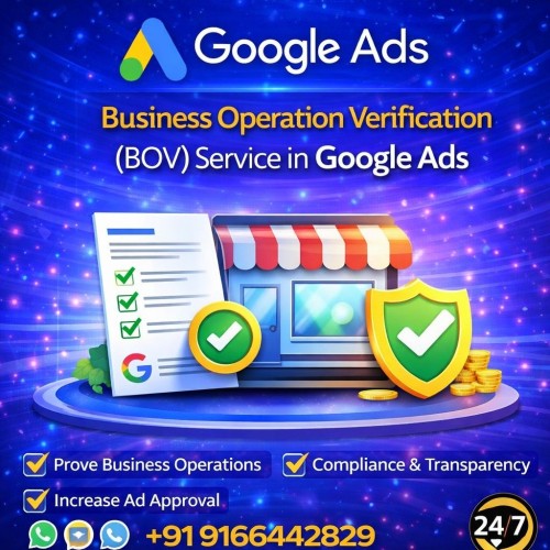 Business Operation Verification (BOV) Service in Google Ads