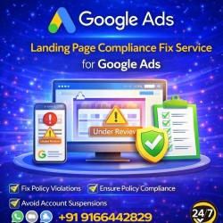 Landing Page Compliance Fix Service for Google Ads