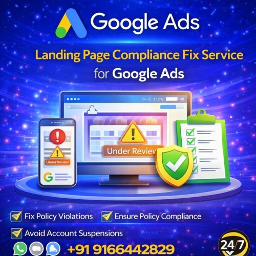 Landing Page Compliance Fix Service for Google Ads
