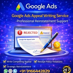 Google Ads Appeal Writing Service -Professional Reinstatement Support